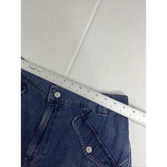 Free People In a Cinch Pull On Jeans Nashville Sky Size Medium - Picture 6 of 7